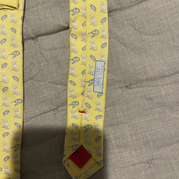 Battistoni Italy -Silk Tie. Yellow - Picture 2 of 4